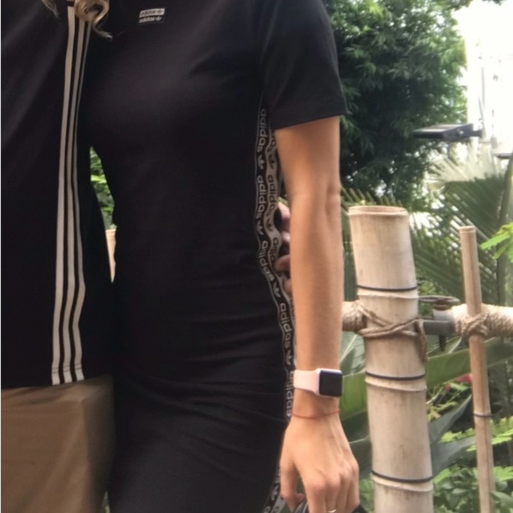 Adidas Black Short Sleeve Dress
